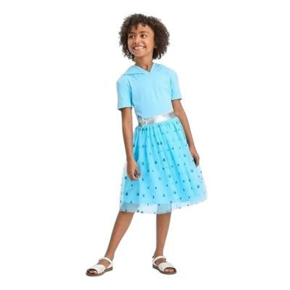 Pokemon Blue Tulle Squirtle Pokemon Fit & Flare Dress Girl Large 10/12 | 70-6 - Picture 1 of 5